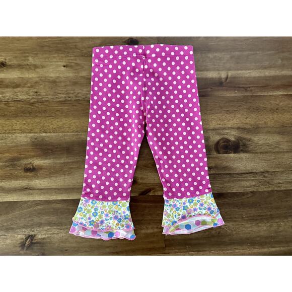 NWT Matilda Jane Brilliant Daydream On The Dot Scrappy Pink Knit Legging Pants 2 - Picture 5 of 7